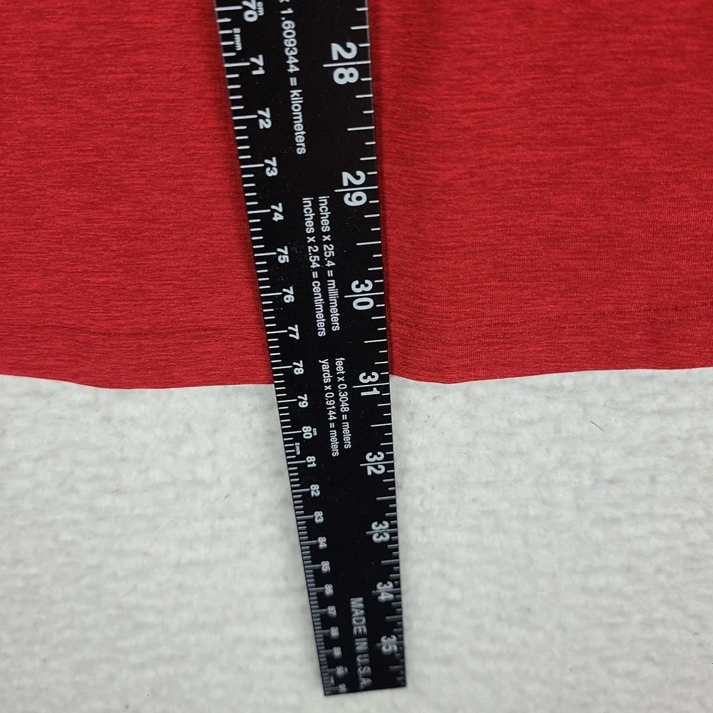 Under Armour Sweater Mens‎ Large Red Fitted Heatgear Activewear Performance